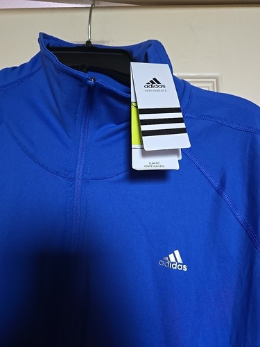 Adidas Climalite Women's 1/2 Zip Pullover Top AH6816 (Size X-LARGE) NWT MSRP $68 - Picture 4 of 17