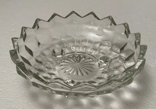 Fostoria American (Whitehall) 6" Three-Toed Bon Bon  Candy Dish