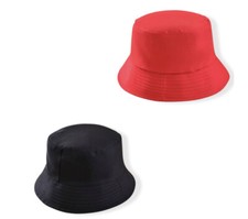 Brim Bucket Hat Cotton Boonie Cap Sun UV Protection Unisex Fishing Camping