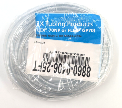 ClearFLEX™ Food & Lab Grade PVC Tubing, 1/8" ID x 1/4" OD x 25' Sealed, USA Made - Picture 3 of 5