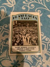 2021 Topps Heritage 1972 Flashbacks Dow Jones NF-DJ Insert