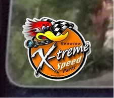 ProSticker 705 (One) 4" Phantom Series "Extreme Speed Parts" Decal Sticker