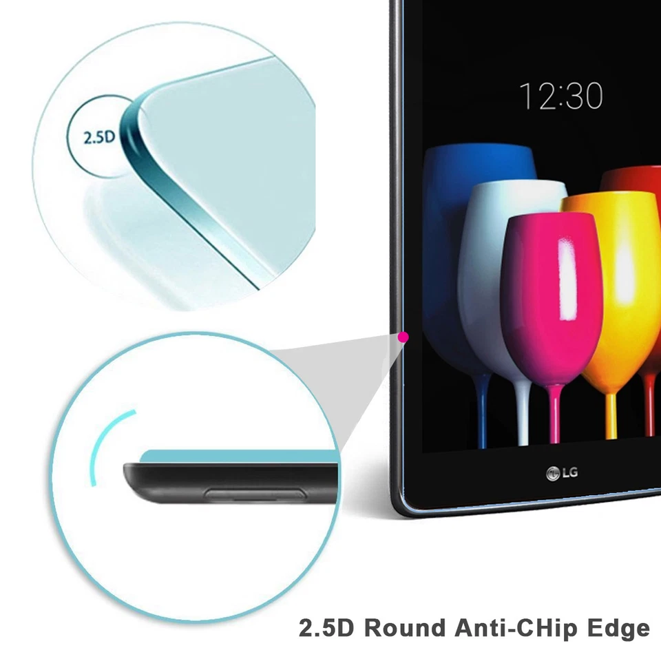  Protector Pantalla Cristal Templado para Tablet LG G Pad F2 8.0 LK460/V533/X2 V530 Foto 3 de 4