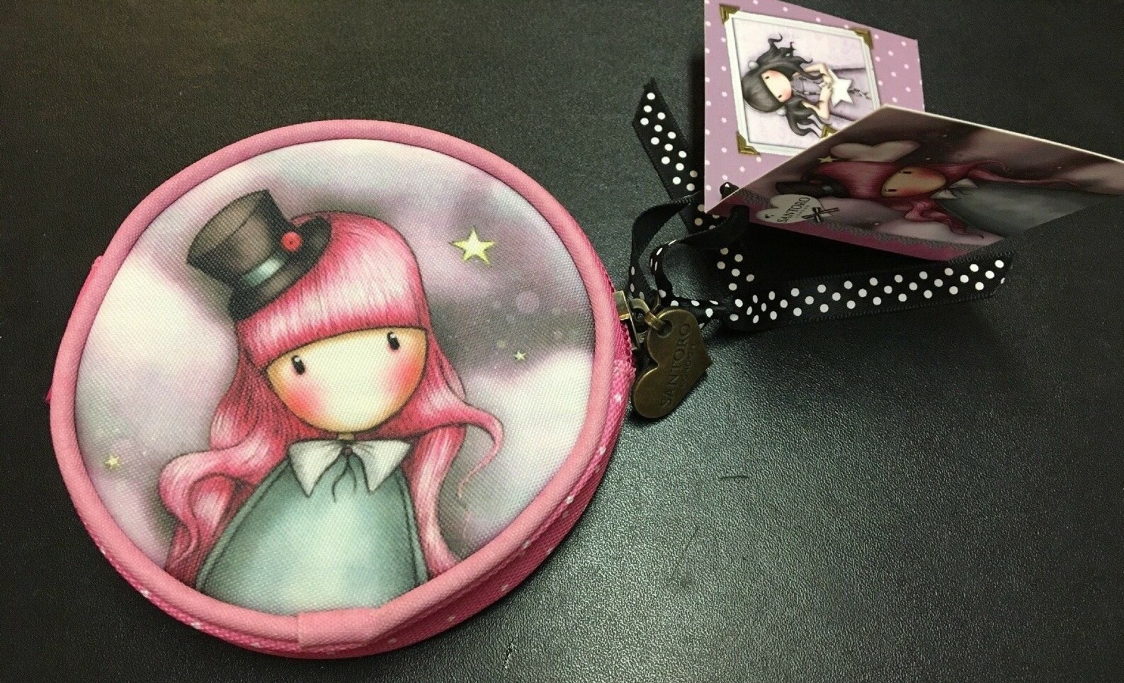 Santoro Gorjuss Zip Close Pink Coin Purse 484GJ03 Girl Fox eBay