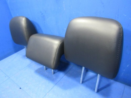 13-17 Infiniti JX35 QX60 Rear 2nd Row Headrests Head Rests Set Black Leather 554 - Foto 2 di 9