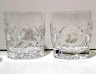 VINTAGE* Waterford Crystal ASHLING (1954-) 2 Old Fashioned 3 1/4" Made IRELAND