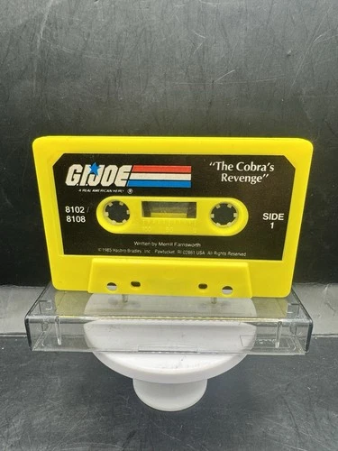 Vintage 1985 Hasbro GI Joe Cobra’s Revenge Listen 'N Fun Cassette Tape
