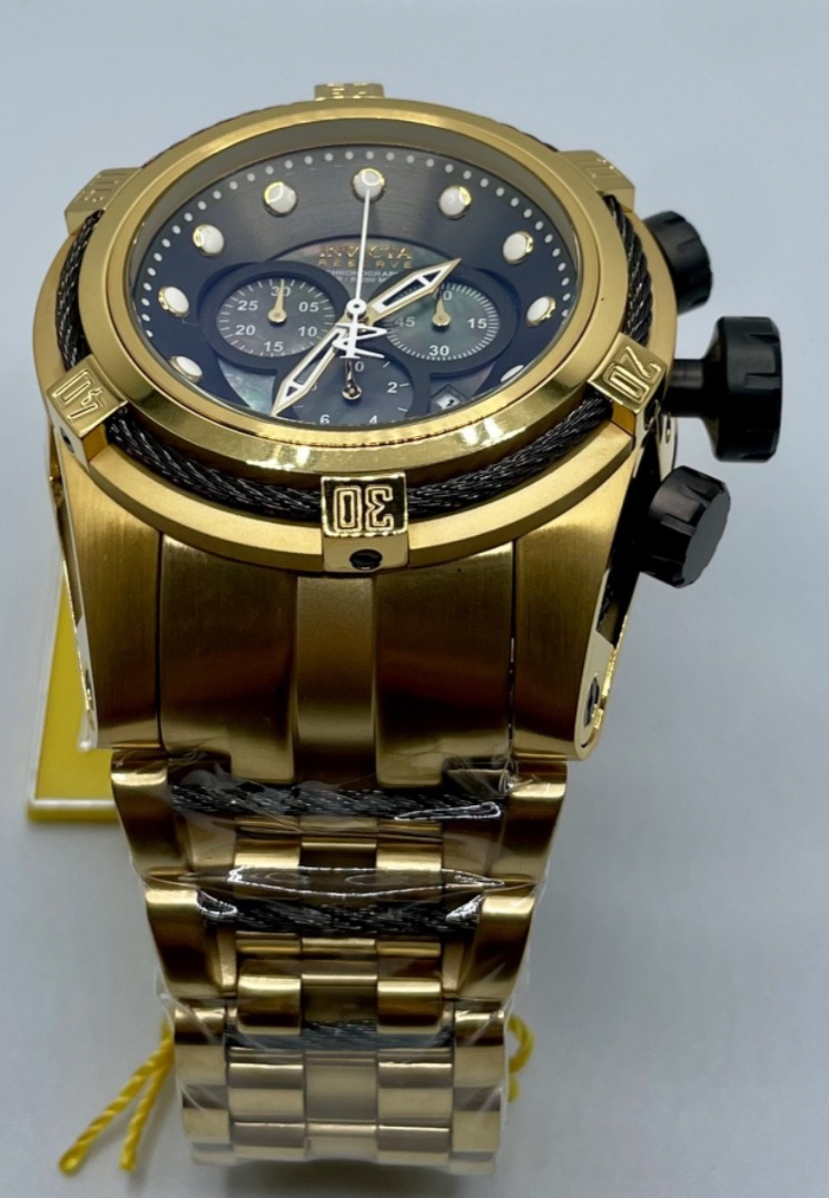 Invicta Reserve Bolt Zeus Swiss Ronda Z60 Men's Watch w/MOP, 53mm