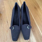 Stuart Weitzman Genuine Suede Leather Laser Cut Brown Block Heels 10 — photo 1