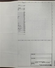 1983 Ford Bronco Factory Foldout Wiring Diagram Electrical Schematic Original