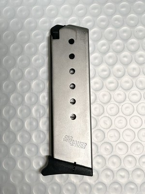 Sig Sauer P230 P232 .380 ACP 7 Round Magazine Stainless Zipperback Mag OEM Clip