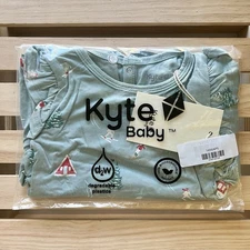 *NIB* Kyte Baby 18-24 Long Sleeve Twirl Bodysuit Dress In Alpine Village 