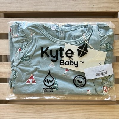 *NIB* Kyte Baby 18-24 Long Sleeve Twirl Bodysuit Dress In Alpine Village 