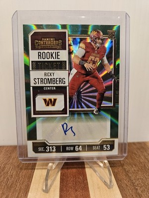 2023 Panini Contenders -Ricky Stormberg -  Rookie Ticket  #165 Green Laser