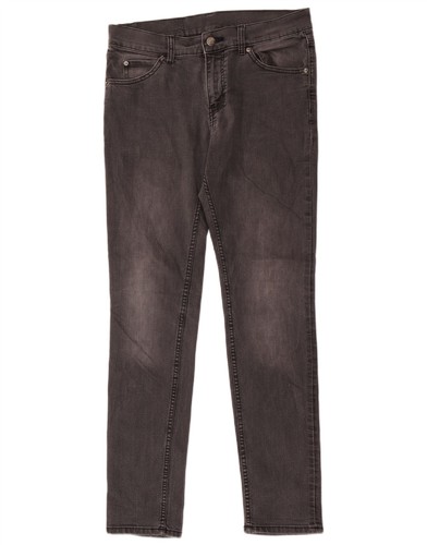 CHEAP MONDAY Mens Skinny Jeans W31 L32 Black Cotton AZ18