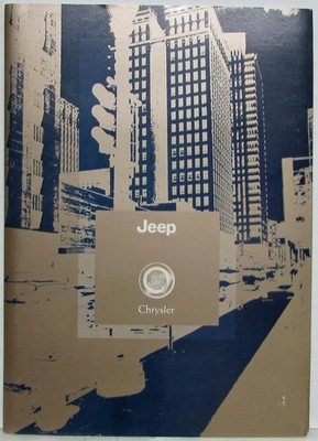 1998 Chrysler and Jeep at Paris Motor Show Media Info Press Kit - French Text