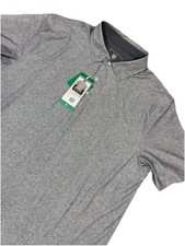 Hickey Freeman Golf Polo Gray XL NWT UPF 30 Stretch Performance