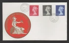 GB 1970 Machin 10p-50p FDC unusual cachet - Thames Covers