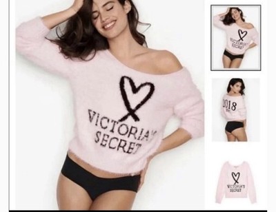 Victoria's Secret 2018 NYC Secret Fashion Show Sweater Women's M/L Pink RARE *