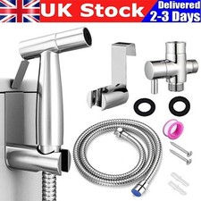 Stainless Steel Handheld Douche Bidet Toilet Spray Shower Shattaf Diverter Kit
