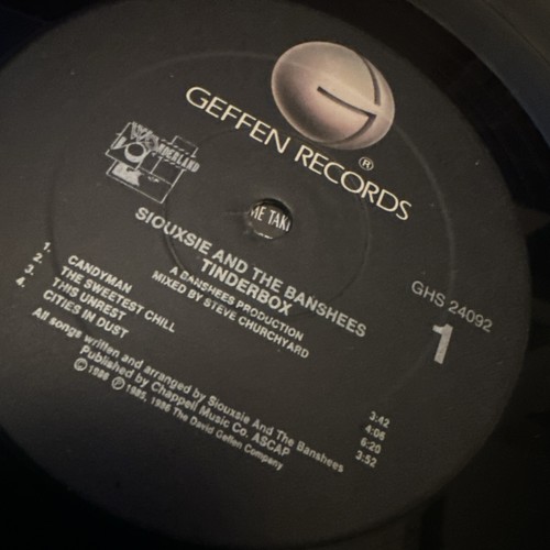 #A41 Siouxsie & The Banshees - Tinderbox LP. GHS 24092. Vinyl Record - Picture 14 of 16