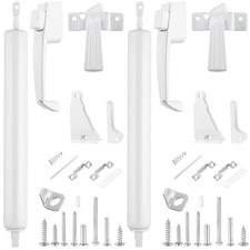 Gisafai 2 Sets Heavy Duty Pneumatic Storm Screen Door Closer Replacement Parts