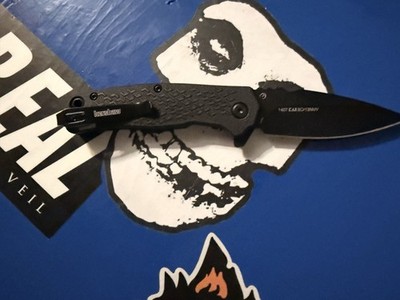 Kershaw 1407 8Cr13MoV Knife with Factory Assisted Opening Black
