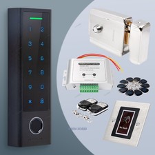 HOMSECUR Weatherproof WIFI Fingerprint RFID Access Control Set Lock APP Unlock