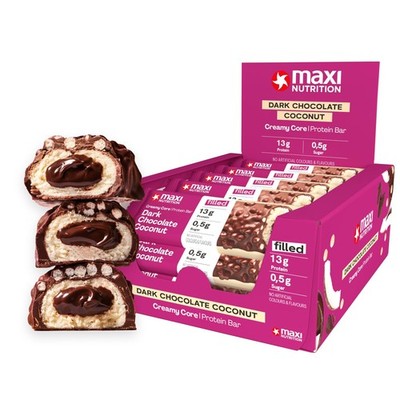 Creamy Core Bar Dark Chocolate Coconut 12x45g Filled Protein Riegel 29%