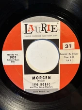 Ivo Robic And The Song-Masters “Morgen” Laurie 7” 45 Strong VG+