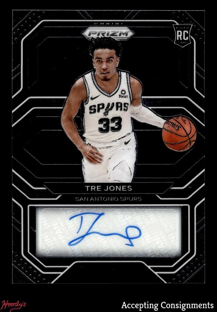 2020-21 Panini Prizm Rookie Penmanship #11 Tre Jones RC ROOKIE AUTO Spurs