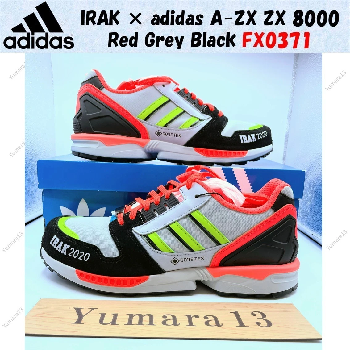 adidas IRAK x ZX 8000 GTX A-ZX Series - Orange for Sale