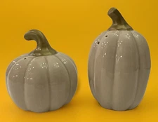 Dash Of That Ceramic Pumpkin Salt/Pepper Shakers Fall Halloween Thanksgiving