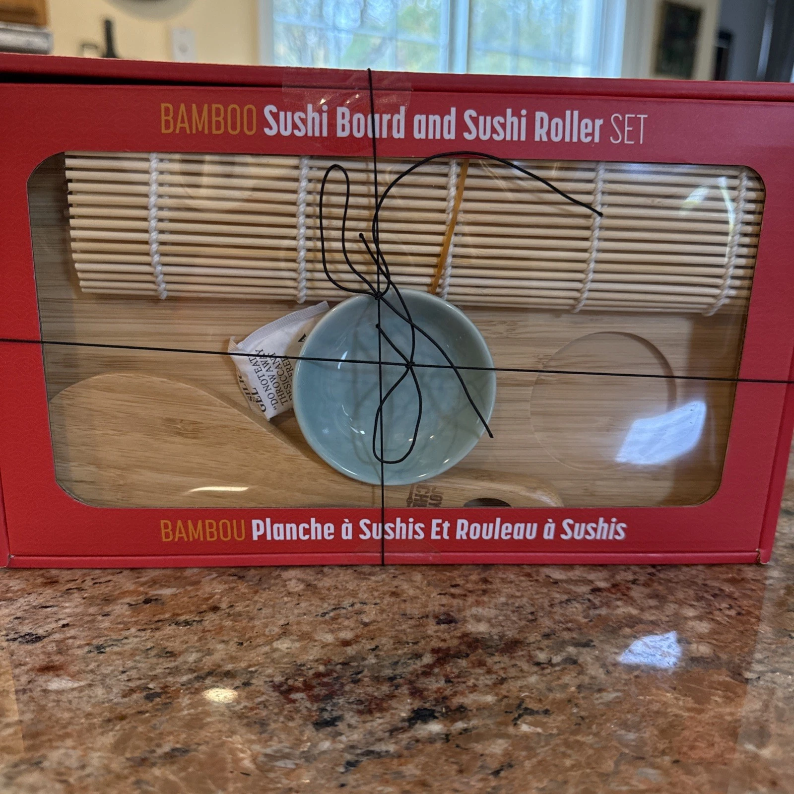 Joyce Chen Bamboo Sushi Board and Rolling Mat Set New In Box Never Used New
Opens in a new window or