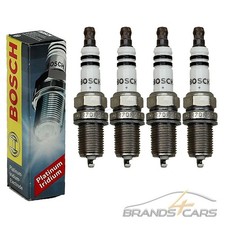 4x BOSCH ZÜNDKERZE ZÜNDKERZEN FÜR RENAULT MEGANE CC 2.0 TCE AB BJ 2010-