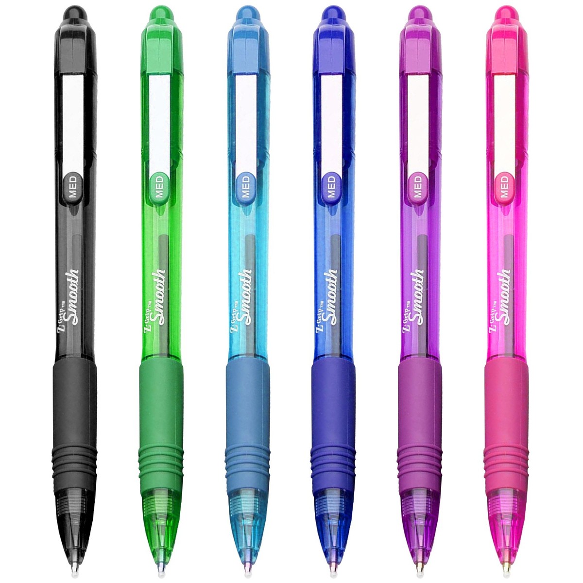 Zebra Z-Grip - Penna A Sfera Retrattile Liscia, Pennino Da 1,0 Mm, Set Per La Scuola, Confezione Da 10, In Astuccio Di Cartone - Foto 8
