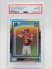 JAYDEN DANIELS 2024 DONRUSS OPTIC RATED ROOKIE HOLO  PRIZM C RC PSA 10 Q0004
