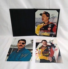 Ernie Irvan Framed 8x10 Autograph Picture Upper Deck NASCAR Winston Cup + 2 More