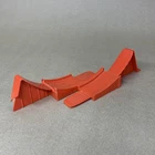 Hot Wheels 6201-031 Redline Track Red Loop Base Vintage has CRACK