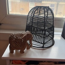 Lamp Shade With Elephant Figure