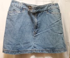 GAP Short Denim Skirt Women's Size 14 Medium Wash Vintage 1995 Excellent