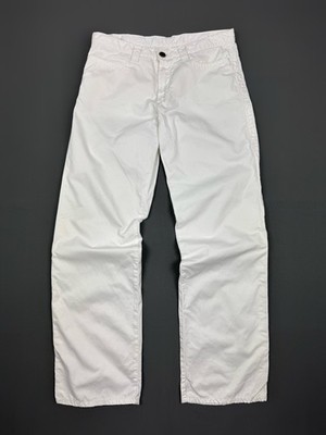 Y2K Vintage Faded Dirk Bikkembergs White Workwear Pants