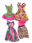 N21 BARBIE DOLL CLOTHING LOT FASHION VINTAGE PINK GREEN DRESS PINEAPPLE