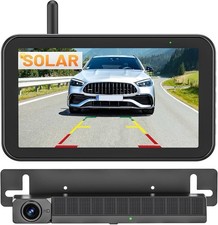 Solar Rückfahrkamera Kabellos, 5" Digital Rückfahrkamera