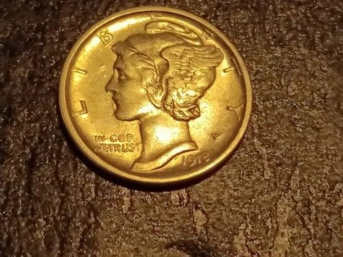 1918-D Silver Mercury Dime, BU+.  looks even better than the pics. Full bands.