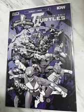 Mmpr Teenage Mutant Ninja Turtles II Black & White Edition #1 