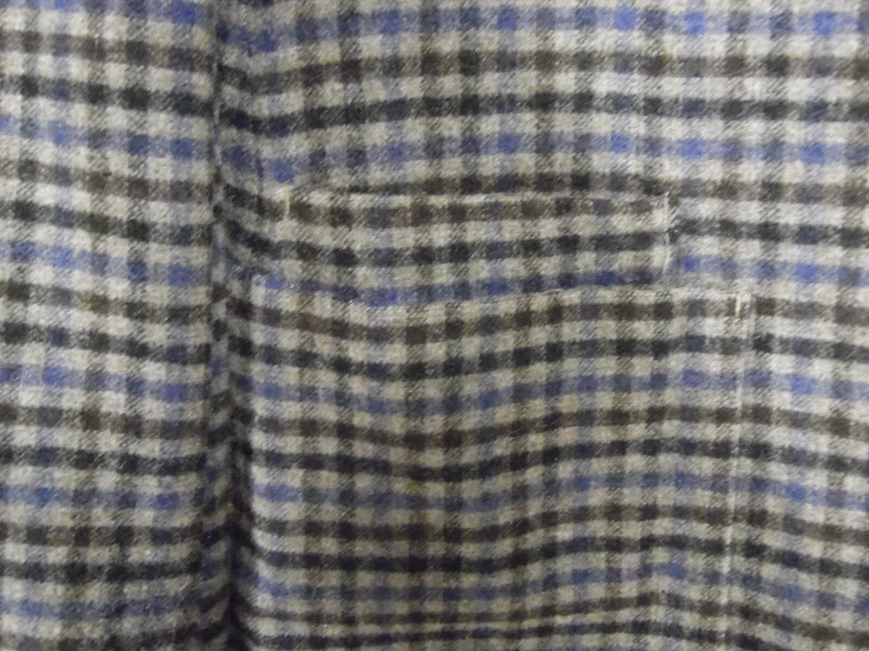 Blazer para hombre JKT New York Bond mezcla de lana 4 bolsillos 46R cuadros a cuadros Foto 4 de 4