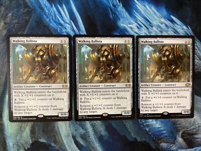 mtg cards like walking ballista MTG Walking Ballista Double Masters 306/332 Regular Rare X3 All Cards Shown