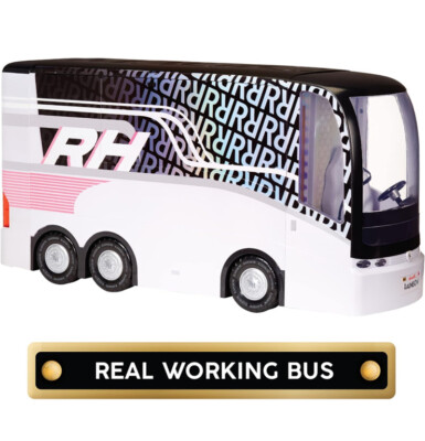 Rainbow High Rainbow Vision World Tour Bus & Stage, 4-in-1 Doll Playset