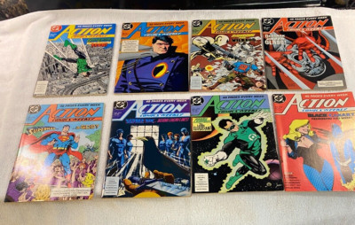 DC Action Comics lot #602-609 (8) COMIC BOOKS FN/VF AVERAGE | eBay
